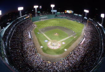 13 Jul 1999:  A general view of Fenway Park during the 1999 All-Star game in Boston, Massachusetts. Mandatory Credit: Al Bello/ALLSPORT