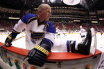 GLENDALE, AZ - APRIL 07:  Keith Tkachuk #7 of the St. Louis Blues warms up before the NHL game against the Phoenix Coyotes at Jobing.com Arena on April 7, 2009 in Glendale, Arizona. The Blues defeated the Coyotes 5-1.  (Photo by Christian Petersen/Getty Images)