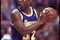 26 Mar 1996:  Guard Magic Johnson of the Los Angeles Lakers works against the Orlando Magic during a game played at the Orlando Arena in Orlando, Florida.  The Lakers won the game, 113-91. Mandatory Credit: ALLSPORT USA  /Allsport