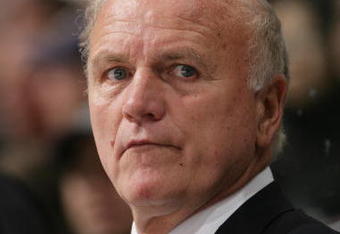 VANCOUVER - MARCH 4:  Head Coach Jacques Lemaire of the Minnesota Wild looks on against the Vancouver Canucks during the NHL game on March 4, 2007 at GM Place in Vancouver, British Columbia, Canada.  The Canucks defeated the Wild 4-3 in a shootout.  (Photo by: Jeff Vinnick/Getty Images)