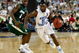 DETROIT - APRIL 06:  Ty Lawson #5 of the North Carolina Tar Heels drives on Travis Walton #5 of the Michigan State Spartans in the second half during the 2009 NCAA Division I Men's Basketball National Championship game at Ford Field on April 6, 2009 in Detroit, Michigan.  (Photo by Streeter Lecka/Getty Images)