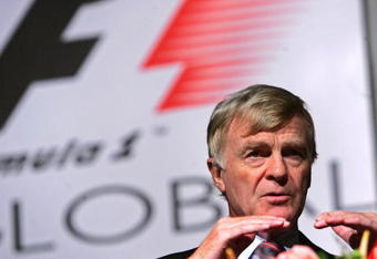 SHANGHAI, CHINA - OCTOBER 14:  (CHINA OUT) International Automobile Federation (FIA) President Max Mosley attends the first-ever Formula One (F1) Global Business Conference in 55 years on October 14, 2005 in Shanghai, China. Participants have discussed the exploitation of F1 commercial potential in China, offering important advices about brand building and promoting in the Chinese sports industry during the conference.  (Photo by China Photos/Getty Images)