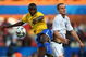 PRETORIA, SOUTH AFRICA - JUNE 18: Michael Bradley of USA battles with Ramires of Brazil during the FIFA Confederations Cup match between USA and Brasil at Loftus Versfeld Stadium on June 18, 2009 in Pretoria, South Africa. (Photo by Jamie McDonald/Getty Images)