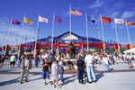 15 Jun 2000: A general view of the exterior taken during the College World Series at the Resenblatt Stadium in Omaha, Nebraska. Mandatory Credit: Andy Lyons  /Allsport
