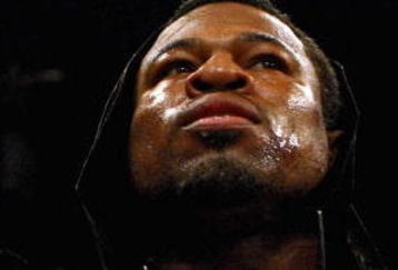 LOS ANGELES - JANUARY 24:   Shane Mosley enters the ring prior to his TKO of Antonio Margarito in the ninth round after his corner threw in the towel during their WBA welterweight title fight on January 24, 2009 at the Staples Center in Los Angeles, California. (Photo by Donald Miralle/Getty Images)