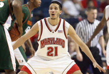 TAMPA, FL - MARCH 8: Greivis Vasquez #21 of the Maryland Terrapins guards his player against the Miami Hurricanes in the opening round of the ACC Men's Basketball Tournament at the St. Pete Times Forum on March 8, 2007 in Tampa, Florida. (Photo by Doug Benc/Getty Images)