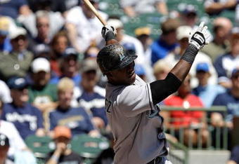 MILWAUKEE - MAY 14: Hanley Ramirez #2 of the Florida Marlins swings at the ball against the Milwaukee Brewers on May 14, 2009 at Miller Park in Milwaukee, Wisconsin. The Brewers defeated the Marlins 5-3.  (Photo by Jonathan Daniel/Getty Images)