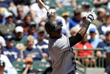 MILWAUKEE - MAY 14: Hanley Ramirez #2 of the Florida Marlins swings at the ball against the Milwaukee Brewers on May 14, 2009 at Miller Park in Milwaukee, Wisconsin. The Brewers defeated the Marlins 5-3.  (Photo by Jonathan Daniel/Getty Images)