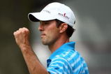 FARMINGDALE, NY - JUNE 19:  Mike Weir of Canada finishes his first round with a 6-uunder par 64 during the continuation of the first round of the 109th U.S. Open on the Black Course at Bethpage State Park on June 19, 2009 in Farmingdale, New York.  (Photo by Chris McGrath/Getty Images)
