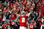 ATLANTA - NOVEMBER 16:  The fans of the Atlanta Falcons cheer after a touchdown against the Denver Broncos at the Georgia Dome on November 16, 2008 in Atlanta, Georgia.  (Photo by Kevin C. Cox/Getty Images)