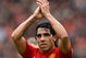 MANCHESTER, ENGLAND - MAY 16: Carlos Tevez of Manchester United applauds the fans as he is substituted during the Barclays Premier League match between Manchester United and Arsenal at Old Trafford on May 16, 2009 in Manchester, England. (Photo by Alex Livesey/Getty Images)
