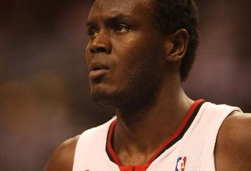 PHILADELPHIA - APRIL 30:  Samuel Dalembert #1 of the Philadelphia 76ers looks on against the Orlando Magic during Game Six of the Eastern Conference Quarterfinals at Wachovia Center on April 30, 2009 in Philadelphia, Pennsylvania. NOTE TO USER: User expressly acknowledges and agrees that, by downloading and or using this photograph, User is consenting to the terms and conditions of the Getty Images License Agreement.  (Photo by Nick Laham/Getty Images)