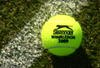 LONDON, ENGLAND - JUNE 10:  In this photo illustration, a Wimbledon 2009 tennis ball is pictured at Queens Club on June 10, 2009 in London, England.  (Photo by Ian Walton/Getty Images)
