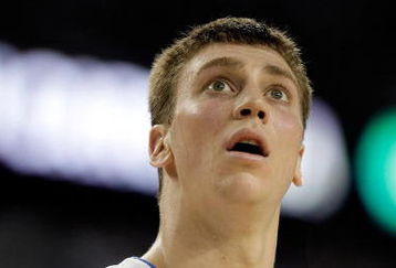 DETROIT - APRIL 06:  Tyler Hansbrough #50 of the North Carolina Tar Heels looks on while taking on the Michigan State Spartans during the 2009 NCAA Division I Men's Basketball National Championship game at Ford Field on April 6, 2009 in Detroit, Michigan.  (Photo by Andy Lyons/Getty Images)