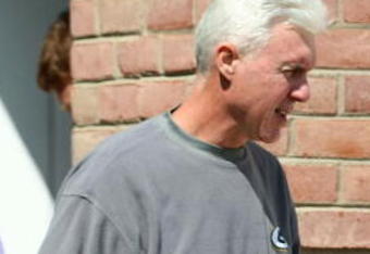GREEN BAY, WI - AUGUST 05: General Manager Ted Thompson of the Green Bay Packers leaves the home of Brett Favre on August 5, 2008 in Green Bay, Wisconsin. (Photo by Jonathan Daniel/Getty Images)