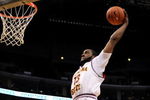 LOS ANGELES, CA - MARCH 12:  Guard James Harden #13 of the Arizona State Sun Devils goes up for a dunk against the Arizona Wildcats during the Pacific Life Pac-10 Men's Basketball Tournament at the Staples Center on March 12, 2009 in Los Angeles, California.  (Photo by Harry How/Getty Images)
