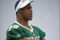 29 Aug 1998:  Defensive end Dimitrius Underwood #99 of the Michigan State Spartans looks on during the Black Coaches Association Football Classic game against the Colorado State Rams at the Spartan Stadium in East Lansing, Michigan. The Rams defeated the