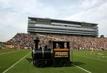 WEST LAFAYETTE, IN - SEPTEMBER 20:  The Purdue train before a game against the Central Michigan Chippewas and the Purdue Boilermakers at Ross-Ade Stadium on September 20, 2008 in West Lafayette, Indiana.  (Photo by Ronald Martinez/Getty Images)