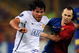 ROME - MAY 27: Carlos Tevez of Manchester United battles for the ball with Andres Iniesta of Barcelona during the UEFA Champions League Final match between Barcelona and Manchester United at the Stadio Olimpico on May 27, 2009 in Rome, Italy. (Photo by Shaun Botterill/Getty Images)