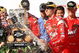 SONOMA, CA - JUNE 21:  Kasey Kahne, driver of the #9 Budweiser Dodge, celebrates in victory lane after winning the NASCAR Sprint Cup Series Toyota/Save Mart 350 at the Infineon Raceway on June 21, 2009 in Sonoma, California.  (Photo by Ezra Shaw/Getty Images for NASCAR)