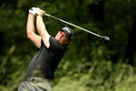 FARMINGDALE, NY - JUNE 21:  Phil Mickelson plays is tee shot on the ninth hole during the continuation of the third round of the 109th U.S. Open on the Black Course at Bethpage State Park on June 21, 2009 in Farmingdale, New York.  (Photo by Ross Kinnaird/Getty Images)