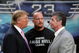 NEW YORK - MARCH 28:  Donald Trump, wrestler Stone Cold Steve Austin and WWE Chairman Vince McMahon attend the press conference held by Battle of the Billionaires to announce the details of Wrestlemania 23 at Trump Tower on March 28, 2007 in New York City.  (Photo by Bryan Bedder/Getty Images)