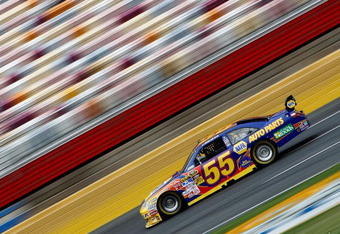 CONCORD, NC - MAY 23:  Michael Waltrip drives the #55 NAPA Toyota during practice for the NASCAR Sprint Cup Series Coca-Cola 600 on May 23, 2009 at Lowe's Motor Speedway in Concord, North Carolina.  (Photo by Streeter Lecka/Getty Images)