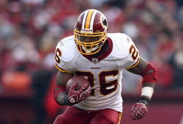 SAN FRANCISCO - DECEMBER 28:  Clinton Portis #26 of the Washington Redskins carries the ball during the game against of the San Fransisco 49ers at Candlestick Park on December 28, 2008 in San Francisco, California. (Photo by: Jonathan Ferrey/Getty Images)