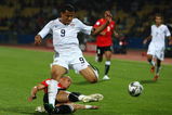RUSTENBURG, SOUTH AFRICA - JUNE 21:  Charlie Davies of USA battles with Mohamed Aboutrika of Egypt during the FIFA Confederations Cup match between Egypt and USA at Royal Bafokeng Stadium on June 21, 2009 in Rustenburg, South Africa.  (Photo by Jamie McDonald/Getty Images)