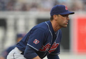 NEW YORK - APRIL 18:  Mark DeRosa #7  of the Cleveland Indians in the field against the New York Yankees at Yankee Stadium on April 18, 2009 in the Bronx borough of New York City.  (Photo by Nick Laham/Getty Images)