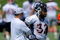 ENGLEWOOD, CO - JUNE 12:  Head coach Josh McDaniels of the Denver Broncos talks with LaMont Jordan #32 during minicamp practice at the Broncos Dove Valley training facility on June 12, 2009 in Englewood, Colorado.  (Photo by Doug Pensinger/Getty Images)
