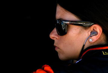 NEWTON, IA - JUNE 20:  Danica Patrick, driver of the #7 Boost Mobile Motorola Andretti Green Racing Dallara Honda during practice for the IRL Indycar Series Iowa Corn Indy 250 on June 20, 2009 at the Iowa Speedway in Newton,Iowa.  (Photo by Darrell Ingham/Getty Images)