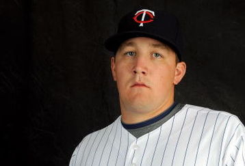 FORT MYERS, FL - FEBRUARY 23: Rob Delaney #56 of the Minnesota Twins poses during photo day at the Twins spring training complex on February 23, 2008 in Fort Myers, Florida. (Photo by Rob Tringali/Getty Images)