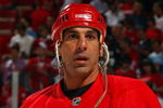 DETROIT - JUNE 12:  Chris Chelios #24 of the Detroit Red Wings warms up before playing against the Pittsburgh Penguins in Game Seven of the 2009 NHL Stanley Cup Finals at Joe Louis Arena on June 12, 2009 in Detroit, Michigan.  (Photo by Jim McIsaac/Getty Images)