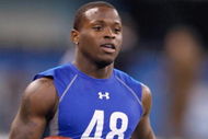 INDIANAPOLIS, IN - FEBRUARY 24: Defensive back Alphonso Smith of Wake Forest runs with the football in practice drills during the NFL Scouting Combine presented by Under Armour at Lucas Oil Stadium on February 24, 2009 in Indianapolis, Indiana. (Photo by Scott Boehm/Getty Images)