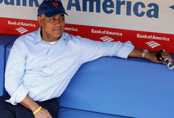 NEW YORK - MAY 17:  General Manager Omar Minaya of the New York Mets looks on before the game against the New York Yankees on May 17, 2008 at Yankee Stadium in the Bronx borough of New York City.  (Photo by Jim McIsaac/Getty Images)