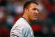 ANAHEIM, CA - MAY 25: Jim Thome #25 of the Chicago White Sox looks on from the dugout against the Los Angeles Angels of Anaheim at Angel Stadium on May 25, 2009 in Anaheim, California. (Photo by Jeff Gross/Getty Images)
