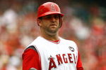 ANAHEIM, CA - MAY 31:  Mike Napoli # 44 of the Los Angeles Angels of Anaheim waits on deck to hit against the Seattle Mariners at Angel Stadium on May 31, 2009 in Anaheim, California.  (Photo by Jeff Gross/Getty Images)