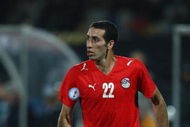RUSTENBURG, SOUTH AFRICA - JUNE 21:  Mohamed Aboutrika of Egypt runs with the ball during the FIFA Confederations Cup match between Egypt and USA at Royal Bafokeng Stadium on June 21, 2009 in Rustenburg, South Africa.  (Photo by Jamie McDonald/Getty Images)