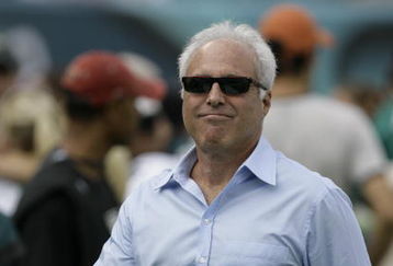 PHILADELPHIA - SEPTEMBER 21: Owner Jeffrey Lurie of the Philadelphia Eagles walks off the field during pre-game warmups before their game against Pittsburgh Steelers  on September 21, 2008 at Lincoln Financial Field in Philadelphia, Pennsylvania. (Photo by Chris Gardner/Getty Images)