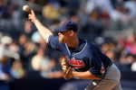 NEW YORK - APRIL 19:  Kerry Wood #34 of the Cleveland Indians pitches against the New York Yankees at Yankee Stadium on April 19, 2009 in the Bronx borough of New York City.  (Photo by Ezra Shaw/Getty Images)
