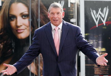 GREEN BAY, WI - JUNE 22:   Vince McMahon attends a press conference about the WWE at the Austin Straubel International Airport on June 22, 2009 in Green Bay, Wisconsin.  (Photo by Mark A. Wallenfang/Getty Images)
