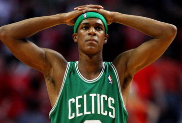 CHICAGO - APRIL 26:  Rajon Rondo #9 of the Boston Celtics walks off the court during an overtime time-out against the Chicago Bulls in Game Four of the Eastern Conference Quarterfinals during the 2009 NBA Playoffs at the United Center on April 26, 2009 in Chicago, Illinois. The Bulls defeated the Celtics 121-118 in double overtime. NOTE TO USER: User expressly acknowledges and agreees that, by downloading and/or using this Photograph, User is consenting to the terms and conditions of the Getty Images License Agreement. (Photo by Jonathan Daniel/Getty Images)