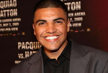 HOLLYWOOD - MARCH 30:  Professional boxer Victor Ortiz attends 'The Battle of East and West', a promotion for the May 2, 2009 World Junior Welterweight Championship boxing match held at the Roosevelt Hotel on March 30, 2009 in Hollywood, California.  (Photo by Alberto E. Rodriguez/Getty Images)