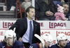 HALIFAX, NS, CANADA - MAY 11:  Team United States Head Coach John Tortorella watches play during the game against Finland at the IIHF World Ice Hockey Championship qualification round at the Halifax Metro Centre on May 11, 2008 in Halifax, Nova Scotia, Canada.  Finland defeated the United States 3-2.  (Photo by Richard Wolowicz/Getty Images)