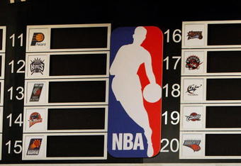 NEW YORK - JUNE 26: Players pose prior to the 2008 NBA Draft at the WaMu Theatre at Madison Square Garden June 26, 2008 in New York City. NOTE TO USER: User expressly acknowledges and agrees that, by downloading and or using this photograph, User is consenting to the terms and conditions of the Getty Images License Agreement.  (Photo by Nick Laham/Getty Images)