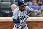 NEW YORK - JUNE 19:  B.J. Upton #2 of the Tampa Bay Rays bats against the New York Mets on June 19, 2009 at Citi Field in the Flushing neighborhood of the Queens borough of New York City.  (Photo by Jim McIsaac/Getty Images)