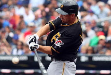 NEW YORK - MAY 09:  Adam LaRoche #25 of the Pittsburgh Pirates bats against the New York Mets on May 9, 2009 at Citi Field in the Flushing neighborhood of the Queens borough of New York City. The Mets defeated the Pirates 10-1.  (Photo by Jim McIsaac/Getty Images)