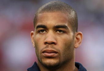 CHICAGO - JUNE 06: Oguchi Onyewu #5 of the United States stands during player introductions before a FIFA 2010 World Cup Qualifying match against Honduras on June 6, 2009 at Soldier Field in Chicago, Illinois. The United States defeated Honduras 2-1.  (Photo by Jonathan Daniel/Getty Images)