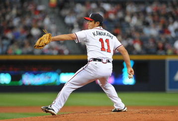 ATLANTA - APRIL 11: Pitcher Kenshin Kawakami #11 of the Atlanta Braves starts against the Washington Nationals on April 11, 2009 at Turner Field in Atlanta, Georgia.  (Photo by Al Messerschmidt/Getty Images) 